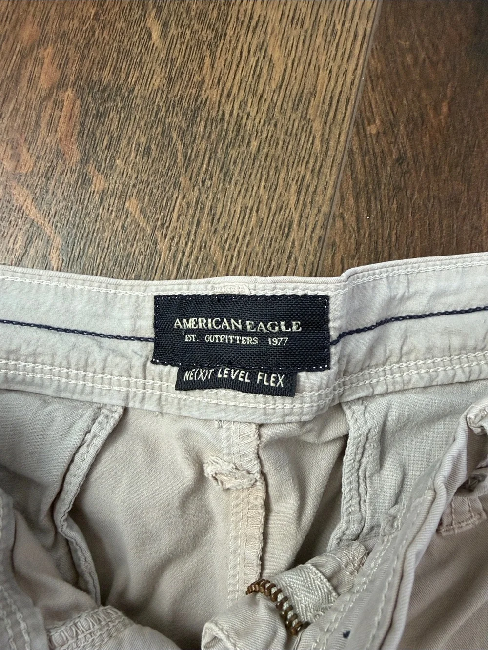 American Eagle Outfitters Beige Flat Front Men’s Shorts